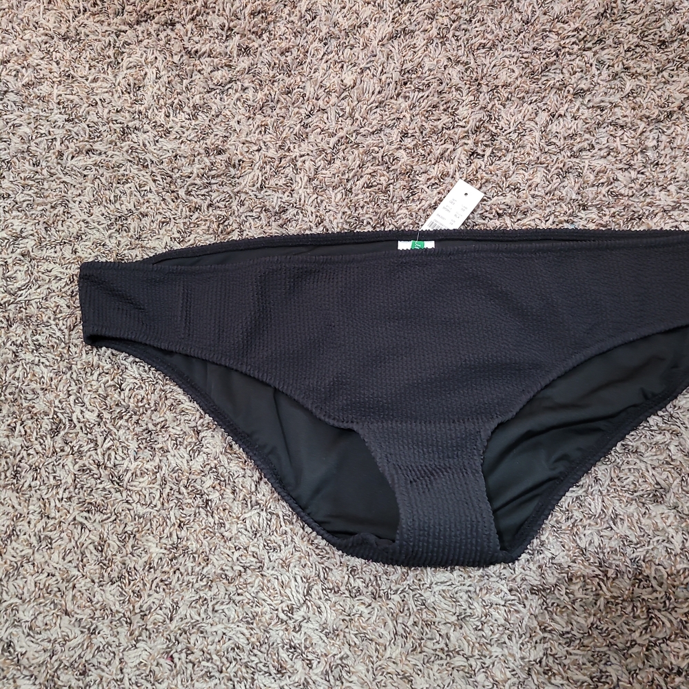 J. Crew Black Bikini Bottom